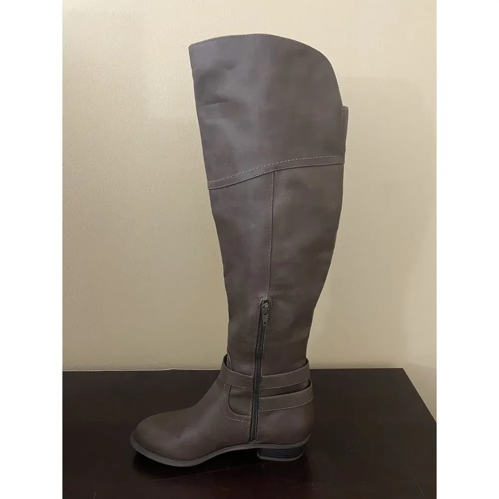 Indigo Women's Over the Knee Boots‎ Dark Brown